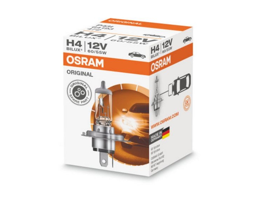 Галогеновая лампа Osram H4 Original–64193