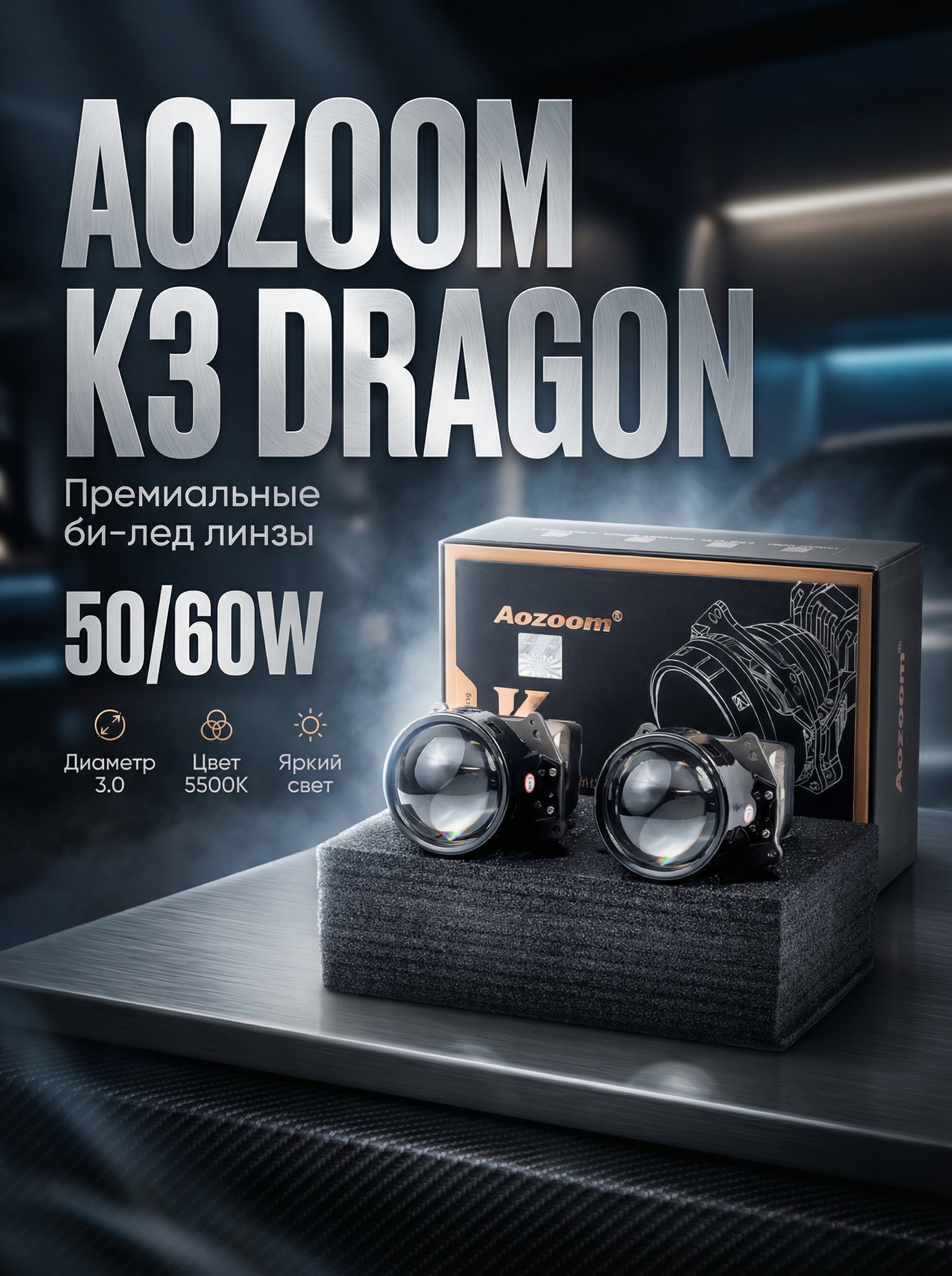 Светодиодные модули Aozoom K3 DK-200