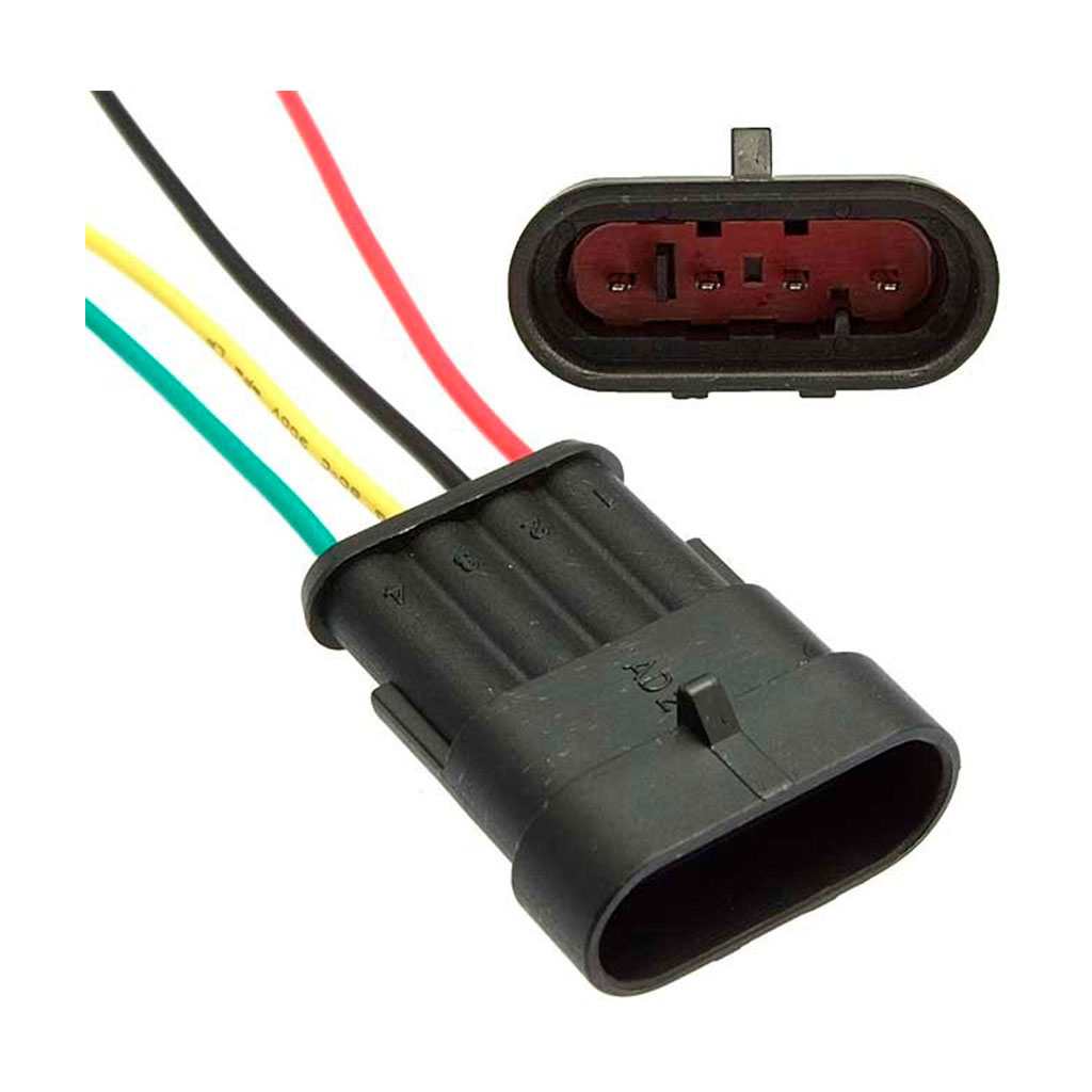 Разъём герметичный DJ7041-1.5-11 (18AWG 200mm)