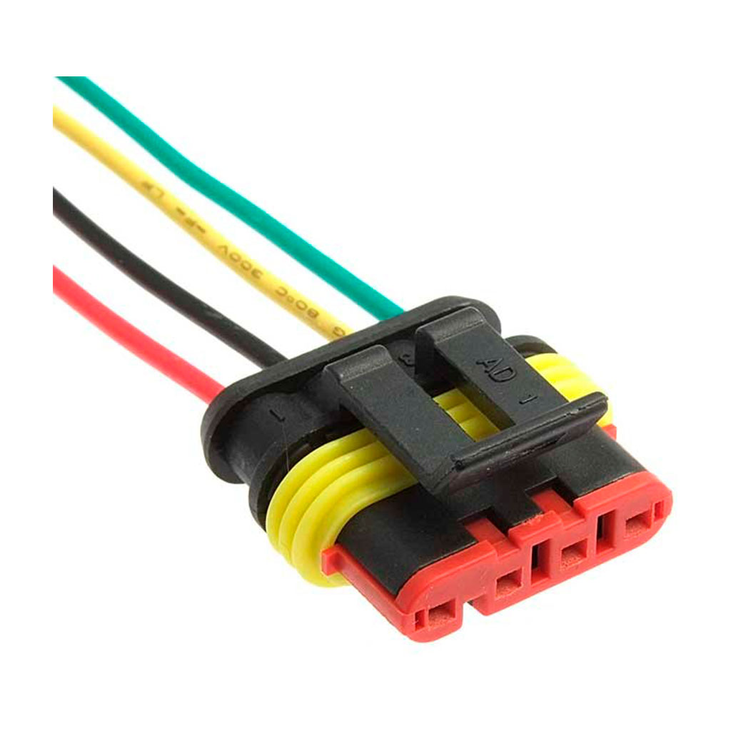 Разъём герметичный DJ7041-1.5-21 (18AWG 200mm)