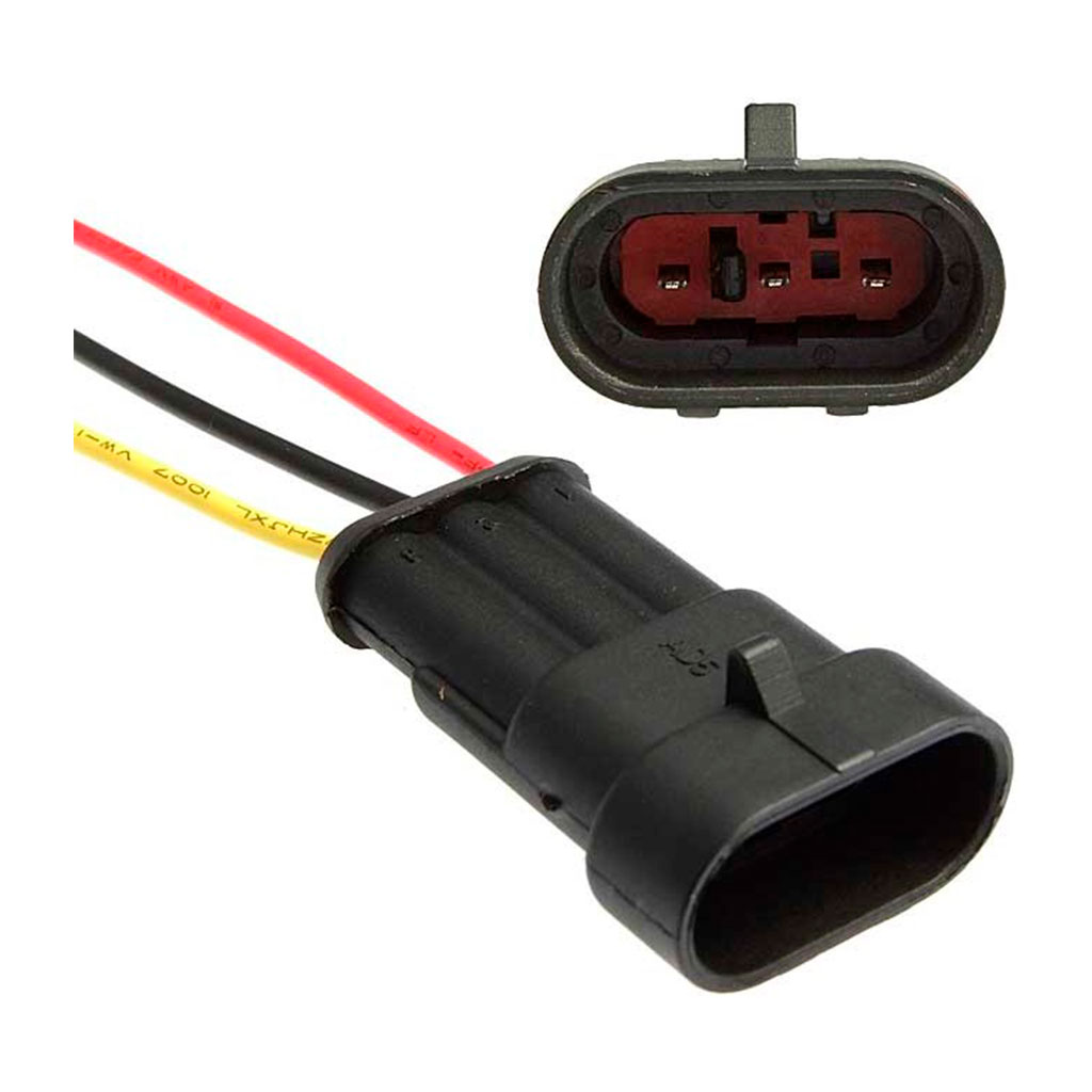 Разъём герметичный DJ7031-1.5-11 (18AWG 200mm)