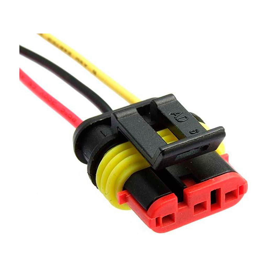 Разъём герметичный DJ7031-1.5-21 (18AWG 200mm)