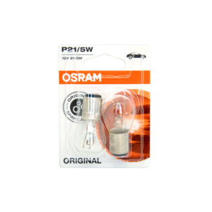 Лампа галогенная OSRAM P21/5W Original Line 2шт, 12V, 21W