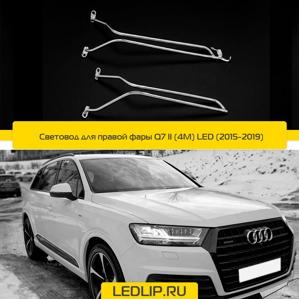 Световод для правой фары Q7 II (4M) LED (15-19)